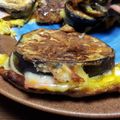 礼武（らいぶ）'s cooksnap of when they made ナスのベーコンチーズサンド.