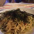 ゆかっクマ's cooksnap of when they made 簡単大葉とねぎの和風スパゲティ.