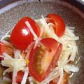 私は苺大福's cooksnap of when they made プチトマトと大根の簡単おつまみ.