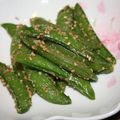 ♡ひな祭り♡'s cooksnap of when they made スナップえんどうのごまあえは１：１：２.