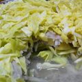 suikanyan's cooksnap of when they made 豚バラきゃべつのミルフィーユ蒸し.