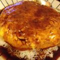 シングルアイシャドウ's cooksnap of when they made かに玉風☆もやし天津飯.