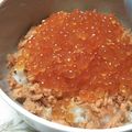 ゅうこ's cooksnap of when they made 鮭といくらの親子丼.