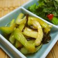 saki1010's cooksnap of when they made 超簡単☆シャキシャキセロリの塩麹ナムル.