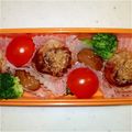 ルディこう's cooksnap of when they made お弁当にも♪子供が喜ぶたこ焼き風おにぎり.