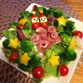 junk0r's cooksnap of when they made 盛るだけでかわいい♡リースサラダ♡.