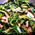 ☆いちごタルト☆★'s cooksnap of when they made とっても簡単！小松菜の煮びたし.