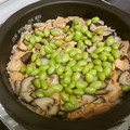 あとからあとから's cooksnap of when they made 鮭としいたけの炊き込みご飯（バター風味）.