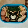 hiro＊ma's cooksnap of when they made 簡単キャラ弁☆キョウリュウジャー.