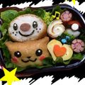 tomomi1006's cooksnap of when they made キャラ弁＊ピカミジュお稲荷さん＊.