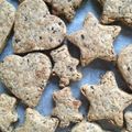 なおりん1116's cooksnap of when they made 黒ごまきなこと黒糖の健康クッキー.