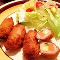 ちゃん58's cooksnap of when they made 冷蔵庫にある野菜で☆節約肉巻きフライ.