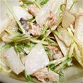 ほいほい★'s cooksnap of when they made 大根・水菜・ツナの簡単梅マヨサラダ.