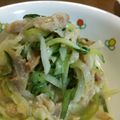 みのりょうたん's cooksnap of when they made 塩麹蒸し鶏とキュウリの簡単中華マヨサラダ.