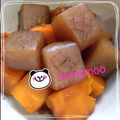 mintymoo's cooksnap of when they made かぼちゃとこんにゃくの甘辛煮.