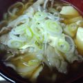 Erichuan's cooksnap of when they made 体調不良に生姜うどん.