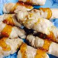 ヒロナ１０３'s cooksnap of when they made 豚しゃぶ肉で野菜巻き.