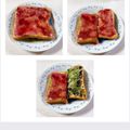 みぽぽ37's cooksnap of when they made ブルーベリージャムとマーガリンのトースト.