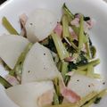 ビビ2525's cooksnap of when they made ⭐簡単⭐美味しい！かぶ・ベーコンの塩炒め.