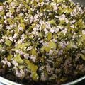 ☆未鏡☆'s cooksnap of when they made 簡単。高菜そぼろ丼.