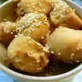 ほそあず's cooksnap of when they made 里芋の甘辛ごまがらめ♪.