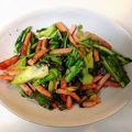 たまこどん's cooksnap of when they made 春新キャベツの外葉と新玉ねぎのスパム炒め.