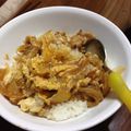 なつぼんず's cooksnap of when they made 鶏皮の親子丼♪.