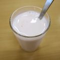 たんぽぽみーちゃん's cooksnap of when they made いちごミルクジュース★ジューサーで簡単！.