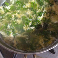 まりゆりひろこ's cooksnap of when they made ５分完成＊ほうれん草とベーコンの卵スープ.