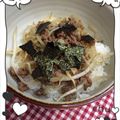 プチタ's cooksnap of when they made ひき肉ともやしだけ丼♪.
