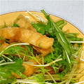 kunpuu's cooksnap of when they made ★簡単★激安★水菜と油揚げのサラダ.