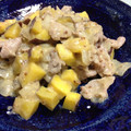 nuri0's cooksnap of when they made 豚肉とさつまいものマスタードクリーム煮.