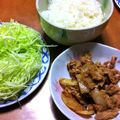 けけちゃん☆'s cooksnap of when they made 豚小間切れ肉のやわらか生姜焼き.