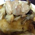 ただっちぃ's cooksnap of when they made 豆腐ステーキ♪キノコと鶏のあんかけ☆.