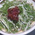 げんちゃこ's cooksnap of when they made 生が美味しい♪水菜とベーコンの和風サラダ.