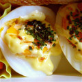 ぼんぼん♀'s cooksnap of when they made ♪ゆでたまごのマヨチーズ焼き♪.