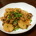 猫目たま's cooksnap of when they made ••＊ 長いもオイマヨ炒め ＊••.