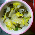 コーヒー大好き♪'s cooksnap of when they made 白菜とめかぶの酢の物.