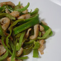 amanusa's cooksnap of when they made ピーマンと鶏皮のさっぱり炒め.