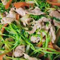 えみてつ☆'s cooksnap of when they made 豆苗豚肉炒め.