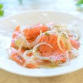 さとみわ's cooksnap of when they made 簡単混ぜるだけサーモンマリネ.