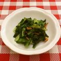 トマトマナ's cooksnap of when they made 冬季限定♡寒締めちぢみ菜と桜海老のソテー.