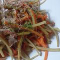 amanusa's cooksnap of when they made お好み焼き味♪きんぴらごぼう.