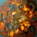 Kill Buss's cooksnap of when they made 茄子と鶏のカレートマトソース煮.