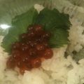1035's cooksnap of when they made いくらの甘醤油漬け♡ミニ丼.