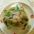 りん♥しゃね's cooksnap of when they made 大根の葉っぱと鮭フレークとごまにダシダ.