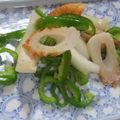 きらり流れ星's cooksnap of when they made ∮ちくわの甘辛✰にんにく味噌✰彡炒め∮.