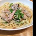 nonoue's cooksnap of when they made 牡蠣とベーコンnoクリームパスタ.