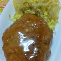 しーママ♪'s cooksnap of when they made 豚挽肉の照り焼きハンバーグ.