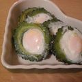os.com's cooksnap of when they made ゴーヤとうずらの目玉焼き♪.